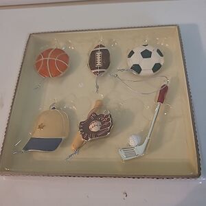 Living Quarters Sports Ornament Set